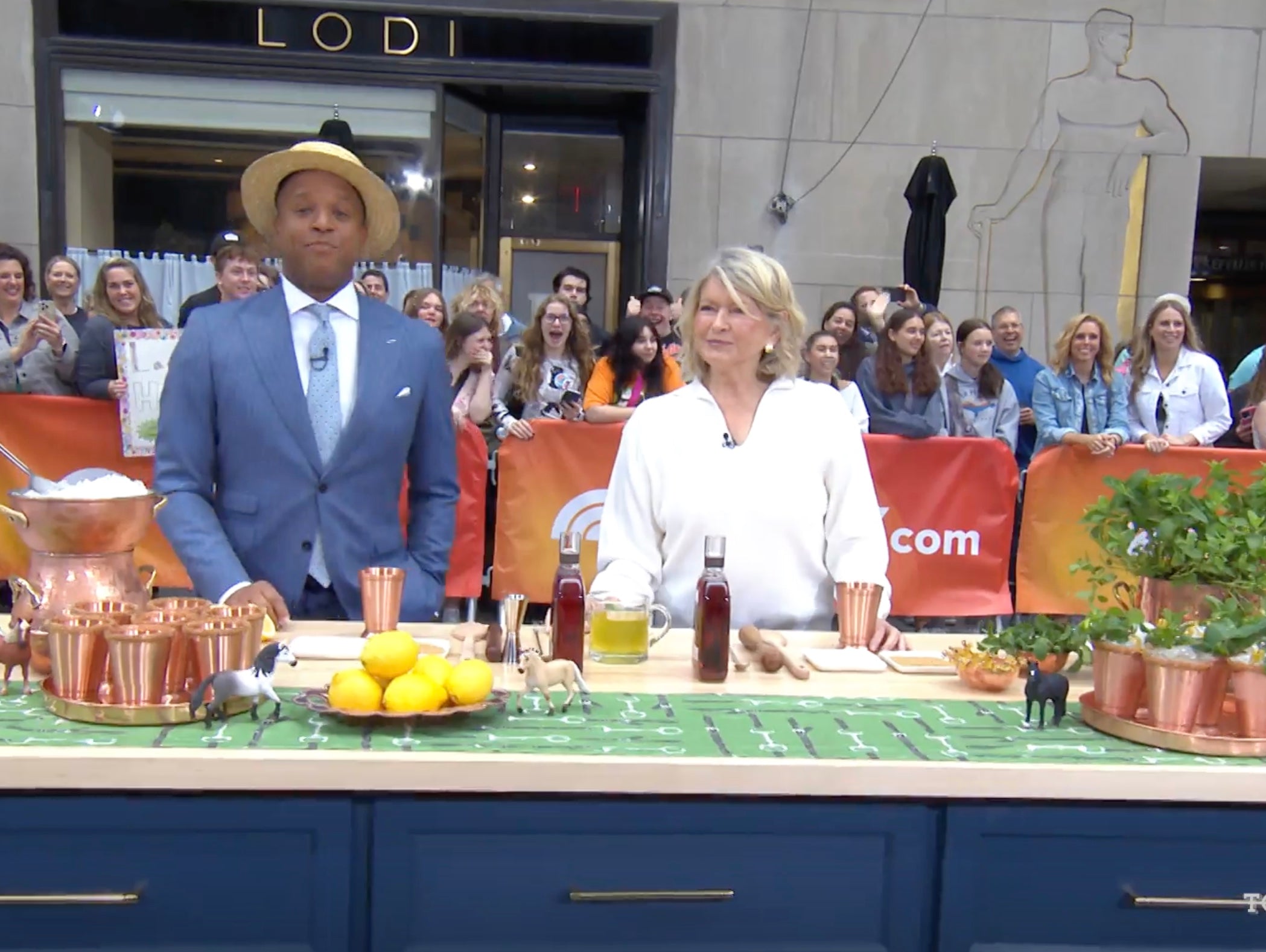 Kentucky Derby Table Linens Featured on TODAY with Martha Stewart
