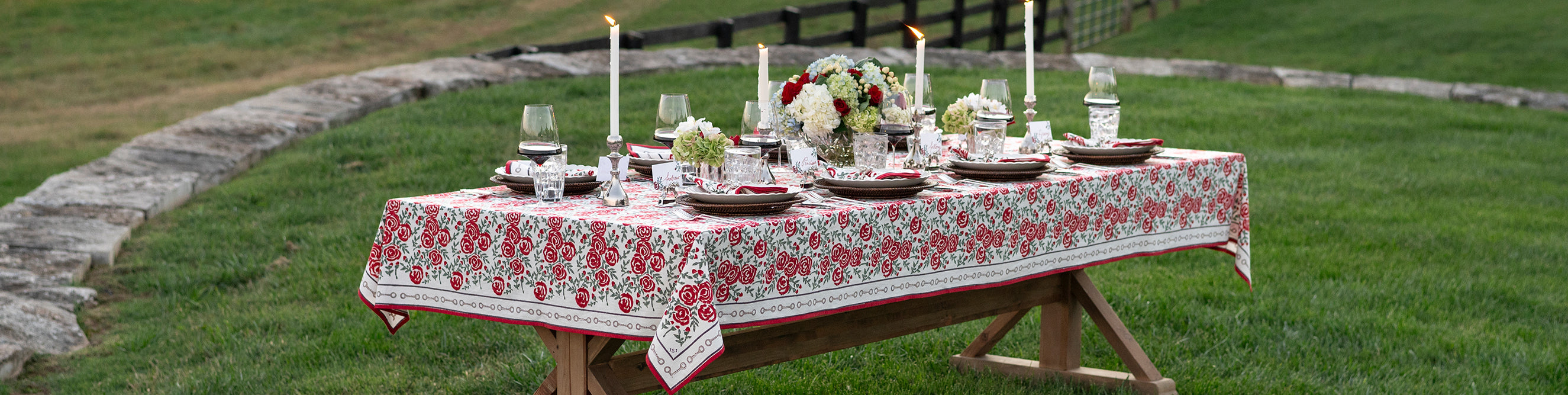 Equestrian Table Linens & Accessories | Pomegranate Inc.