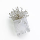 Clear Acrylic Beaded Napkin Ring