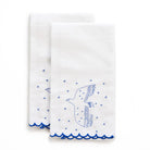 Embroidered Peace Dove Holiday Tea Towels