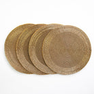 Gold Round Beaded Placemats