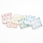 Colorful Mixed Drink Print Linen Cocktail Napkins