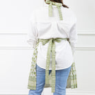 Palm Tree Green Hand Block Printed Cotton Apron