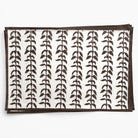 Placemat with leaf pattern on a white background