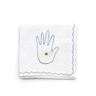 Lucky Charms Embroidered Linen Cocktail Napkins