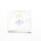 Lucky Charms Embroidered Linen Cocktail Napkins