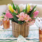 Natural Wicker Scalloped Container