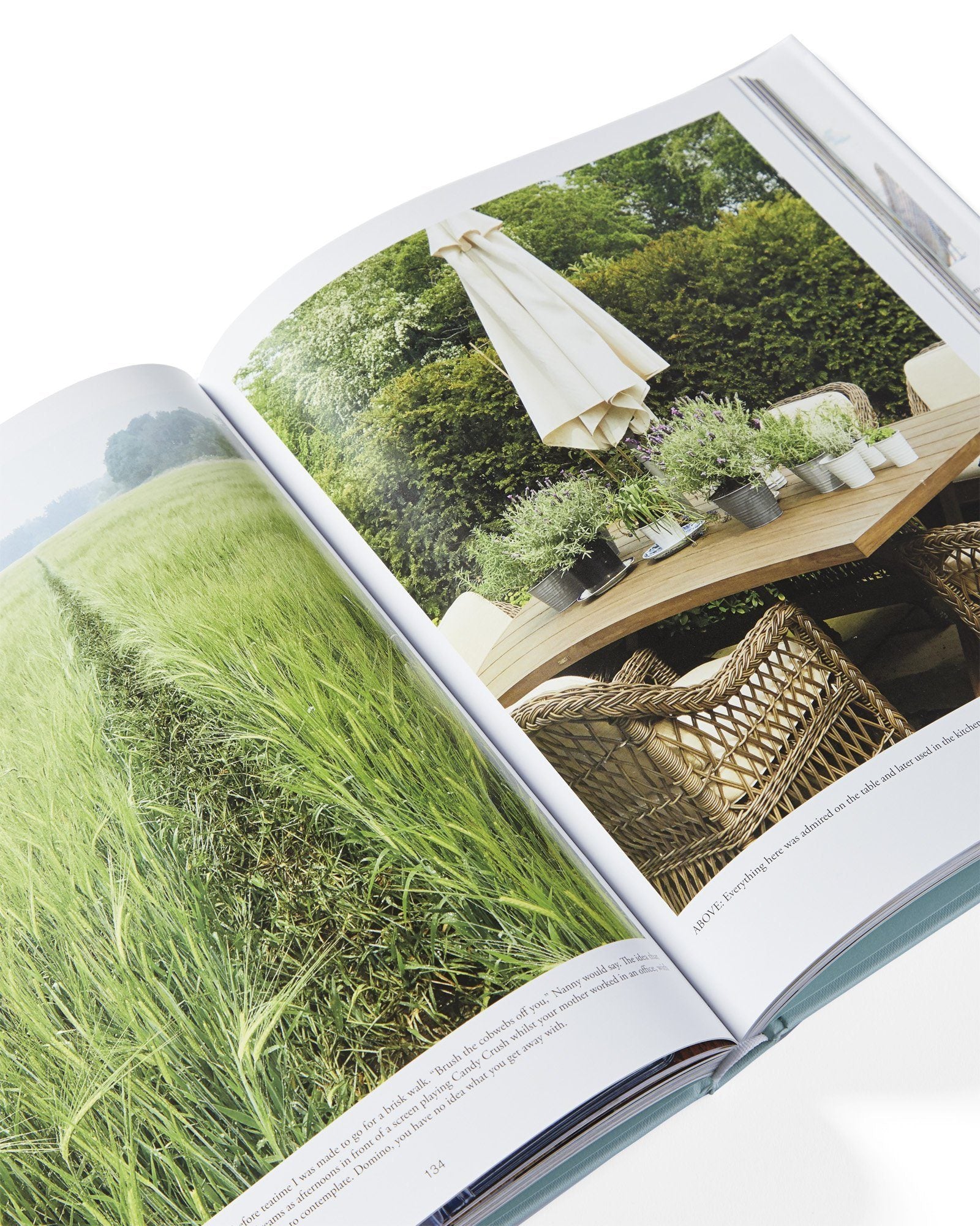 Inside of the book "An Entertaining Story"