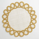 Buttercream Yellow Natural Fiber Rice Paper Placemats