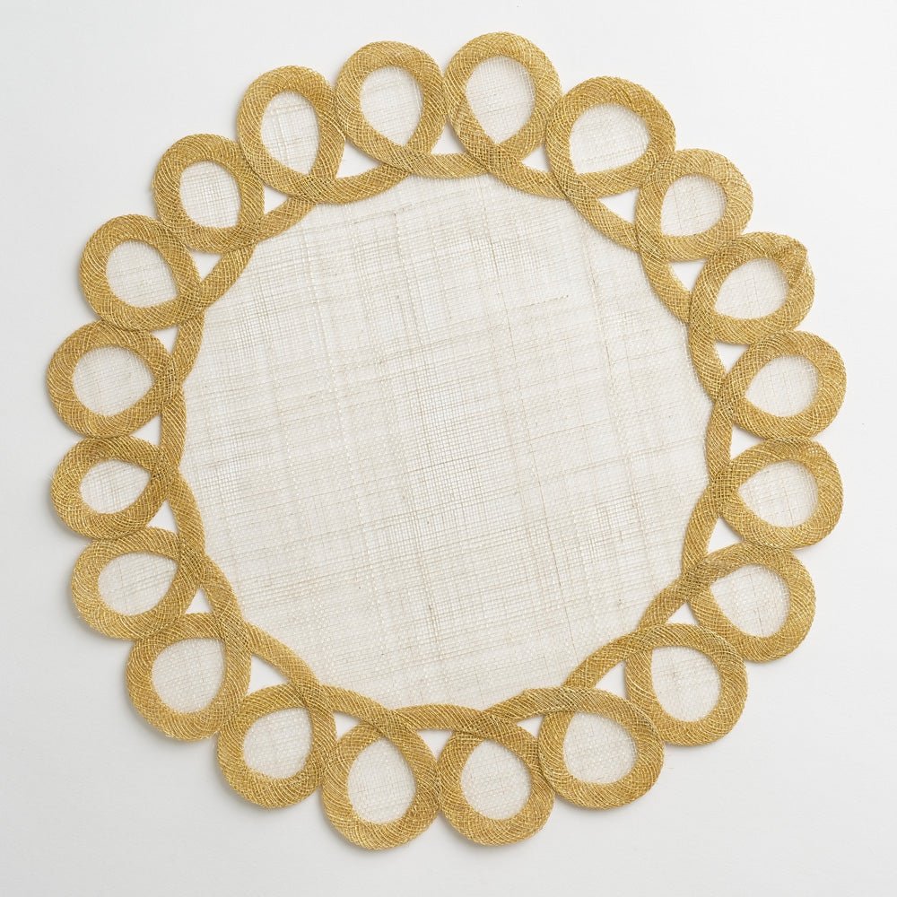 Buttercream Yellow Natural Fiber Rice Paper Placemats